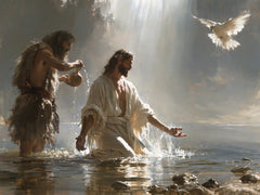 The Baptism of Jesus – Symbolist · Kneeling in the Jordan · Landscape no. 3
