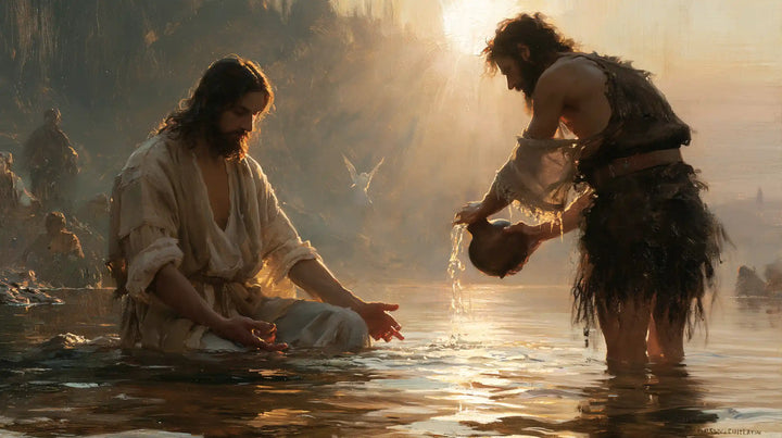The Baptism of Jesus – Symbolist · Kneeling in the Jordan · Landscape no. 13