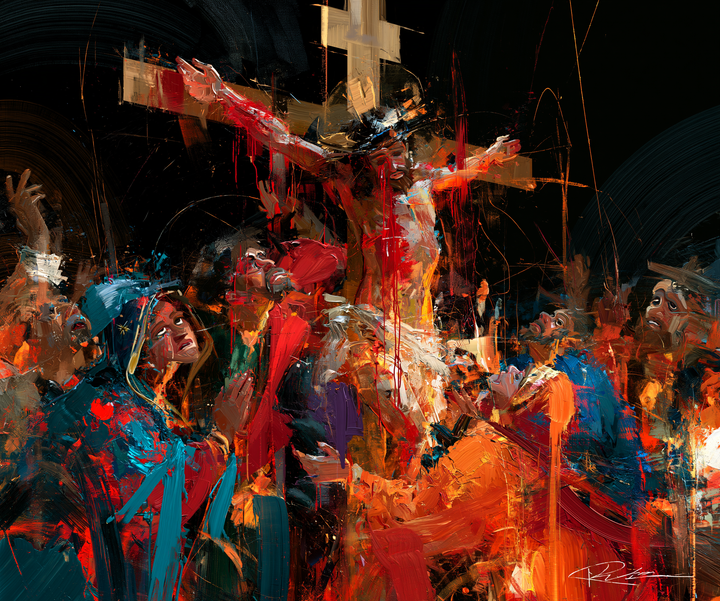 The Crucifixion — The Tumult of Hands and Colours