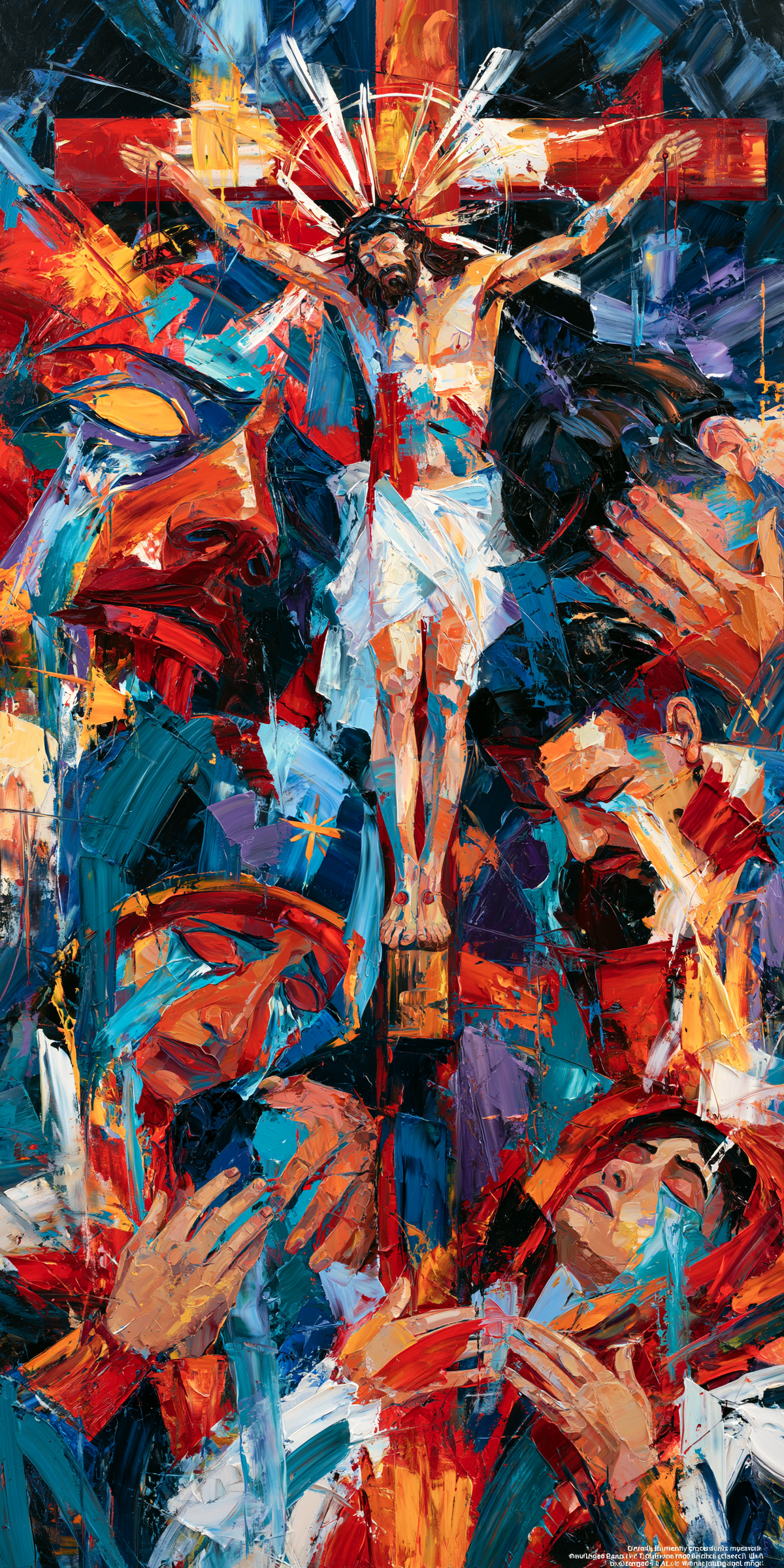 磔刑 - 表現主義者 ・ 肖像 n° 4 - キリスト教美術