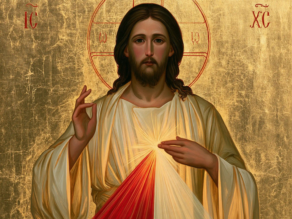Divine Mercy Jesus - Contemporary Byzantine · Landscape n° 2