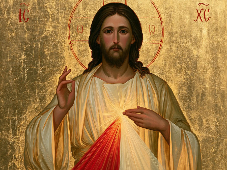 Divine Mercy Jesus - Contemporary Byzantine · Landscape n° 2