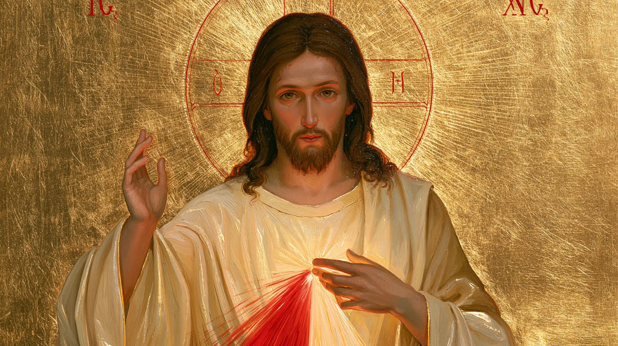 Divine Mercy Jesus - Contemporary Byzantine · Landscape n° 12