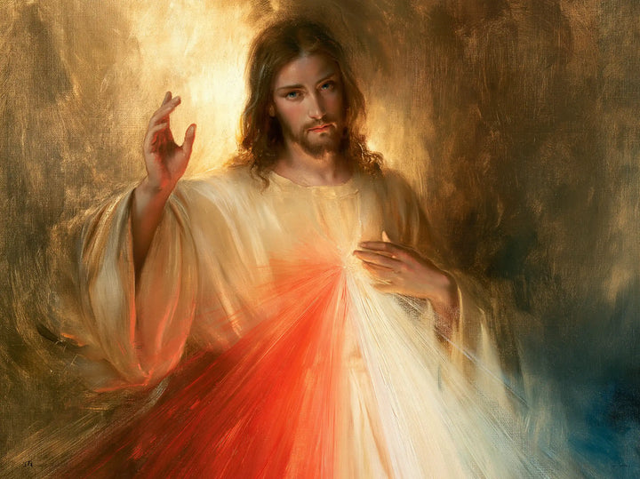 Divine Mercy Jesus - Jesus Blessing · Landscape n° 2