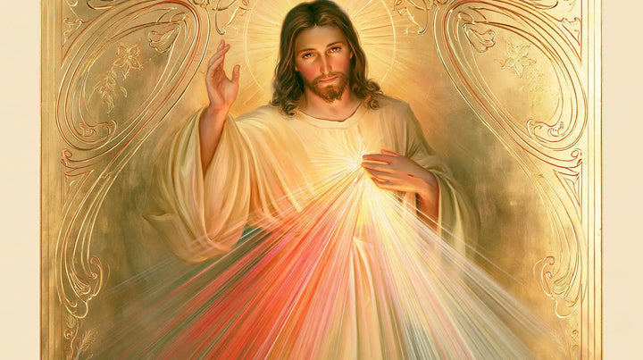 Divine Mercy Jesus — The Fan of Sacred Light
