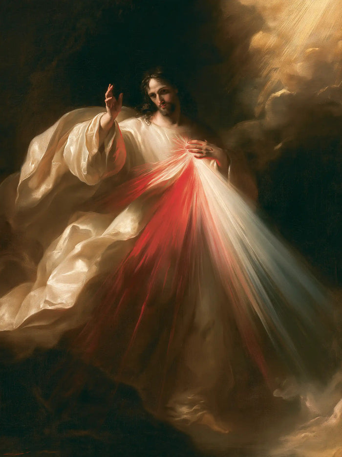 Divine Mercy Jesus - Theatrical Baroque · Portrait n° 5