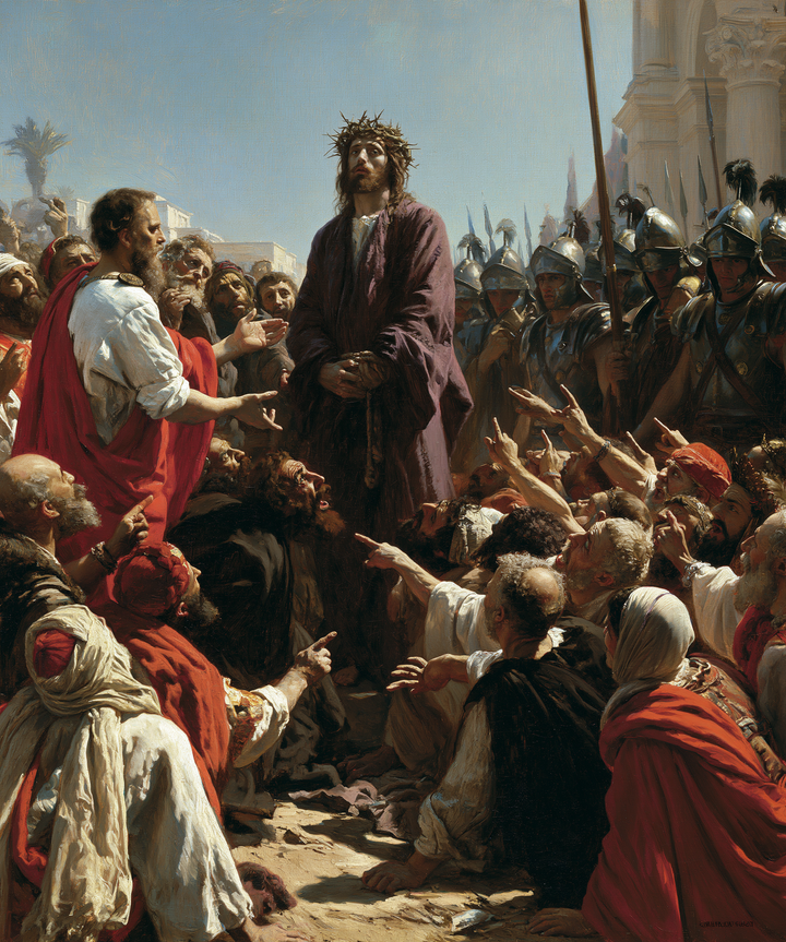 Ecce Homo — The Captive Beneath the Blue of Day