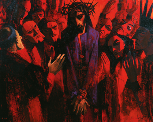 Ecce Homo - 表現主義 ・ 風景 n° 6 - キリスト教美術
