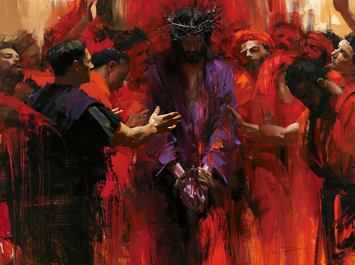 Ecce Homo - 表現主義 ・ 風景 n° 9 - キリスト教美術