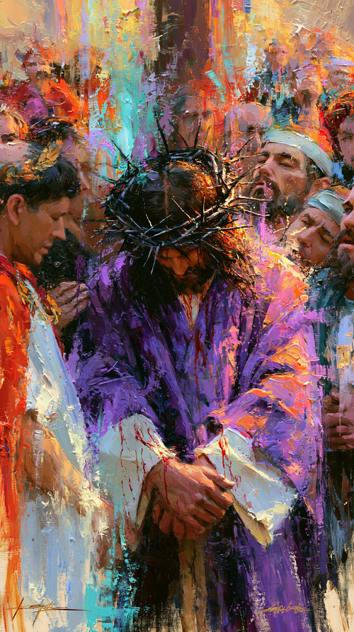 Ecce Homo - 印象派 ・ 肖像 n° 5 - キリスト教美術