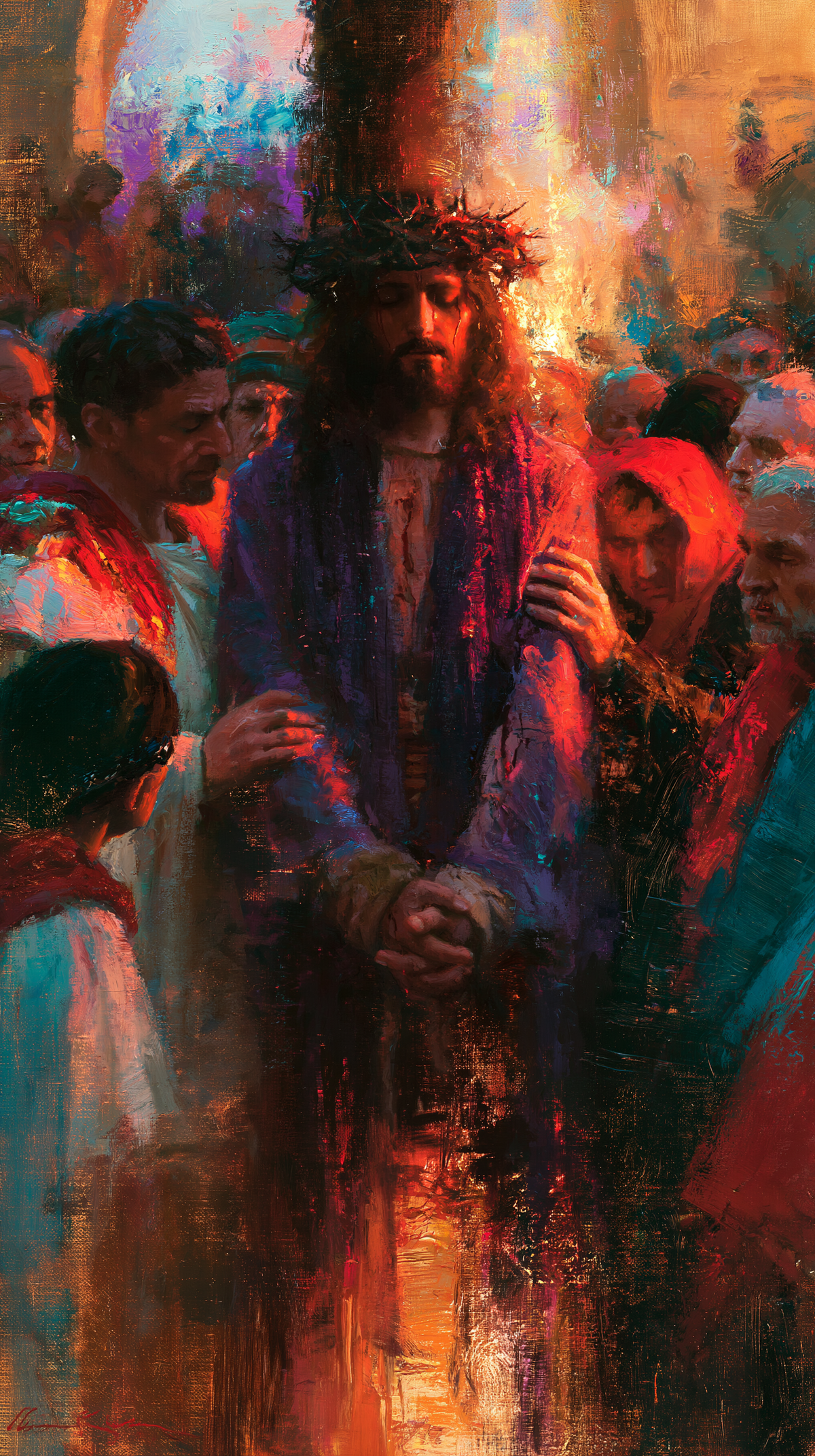 Ecce Homo - 印象派 ・ 肖像 n° 8 - キリスト教美術