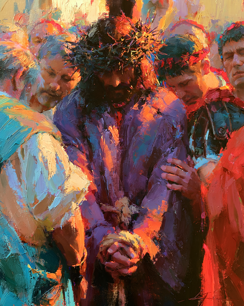 Ecce Homo - 印象派 ・ 肖像 n° 22 - キリスト教美術