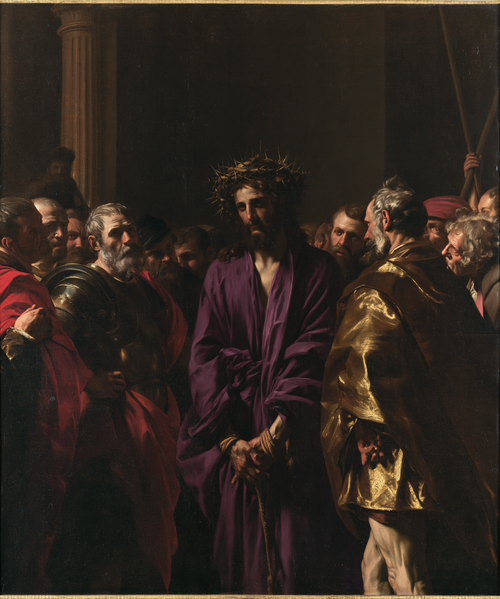 Ecce Homo - 黒と金 ・ 肖像 n° 24 - キリスト教美術