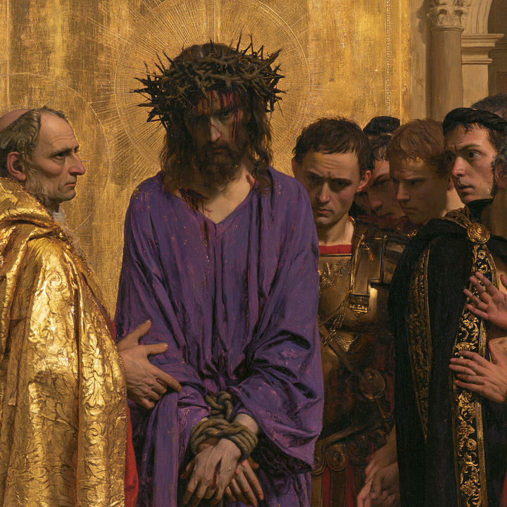 Ecce Homo - 神聖な黄金 ・ 正方形 n° 4