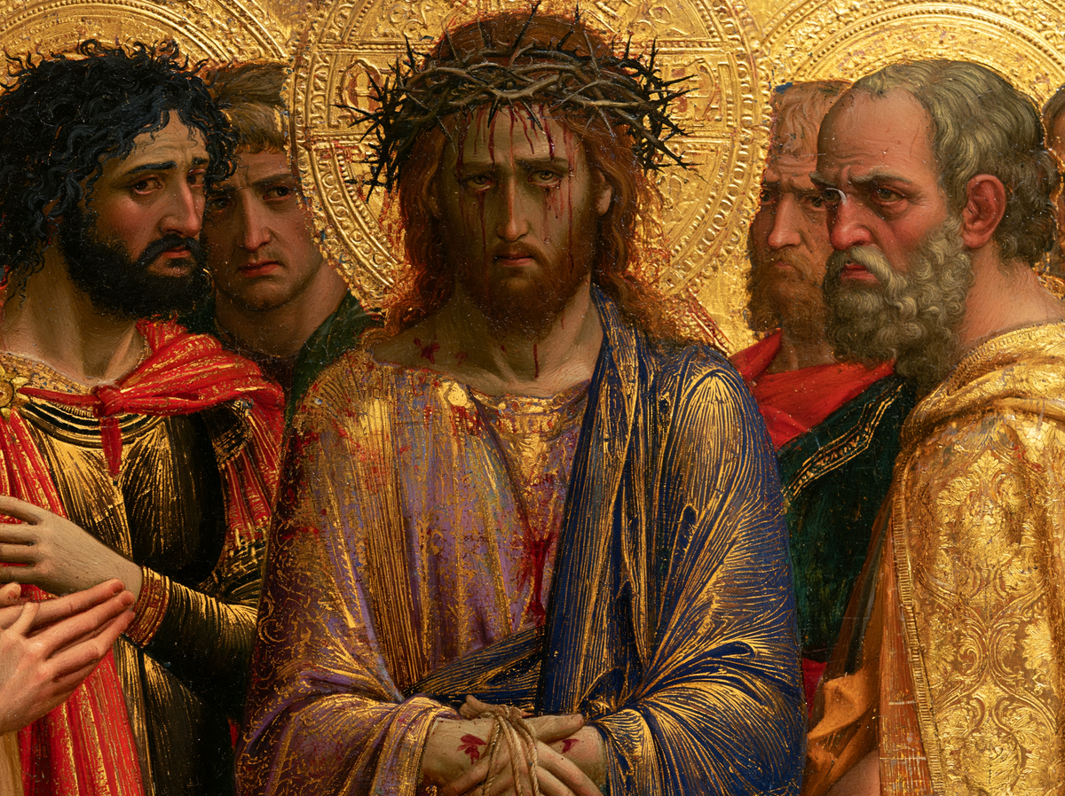 Ecce Homo - 神聖な黄金 ・ 風景 n° 8 - キリスト教美術