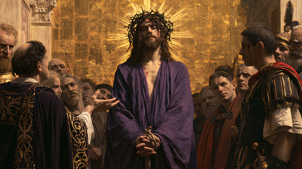 Ecce Homo - 神聖な黄金 ・ 風景 n° 14 - キリスト教美術