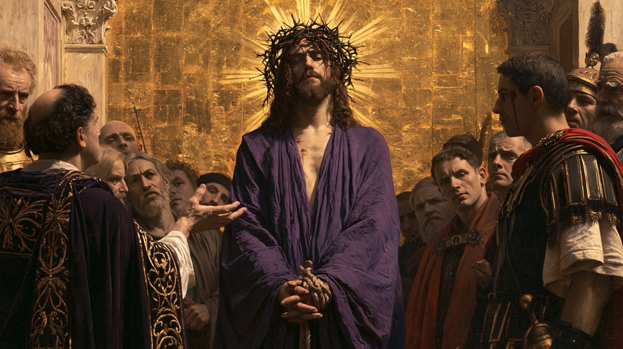 Ecce Homo - 神聖な黄金 ・ 風景 n° 14