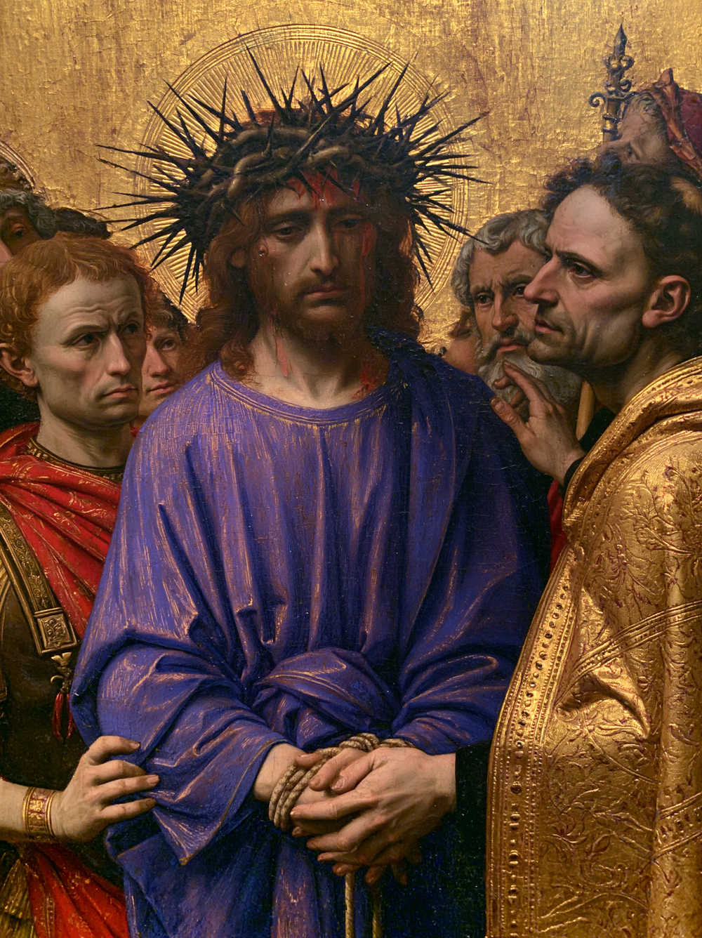 Ecce Homo - 神聖な黄金 ・ 肖像 n° 16 - キリスト教美術