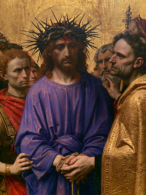Ecce Homo - 神聖な黄金 ・ 肖像 n° 16 - キリスト教美術