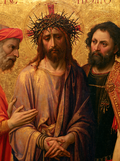 Ecce Homo - 神聖な黄金 ・ 肖像画 n° 18 - キリスト教美術