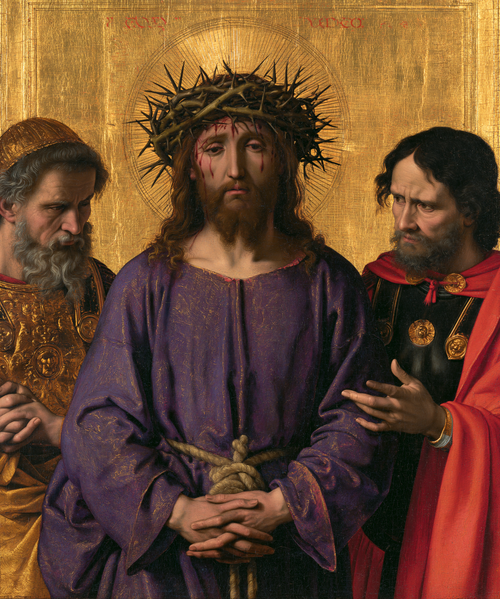 Ecce Homo - 神聖な黄金 ・ 肖像画 n° 25 - キリスト教美術