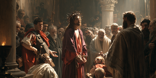 Ecce Homo - 神聖な沈黙 ・ 風景 n° 20 - キリスト教芸術