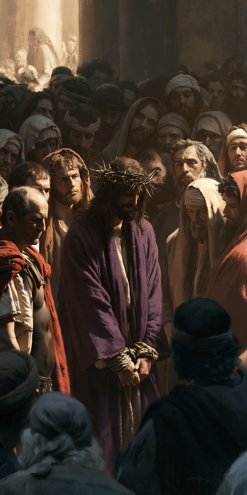 Ecce Homo - 神聖な沈黙 ・ 肖像 n° 2 - キリスト教美術