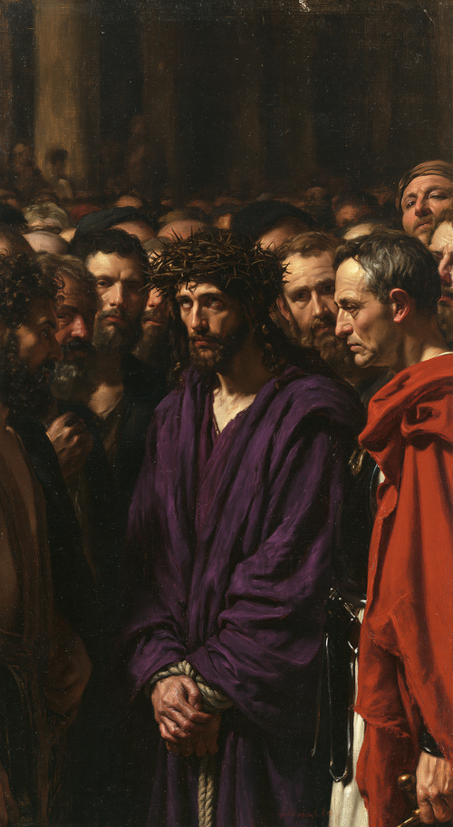 Ecce Homo - 神聖な沈黙 ・ 肖像 n° 8 - キリスト教美術