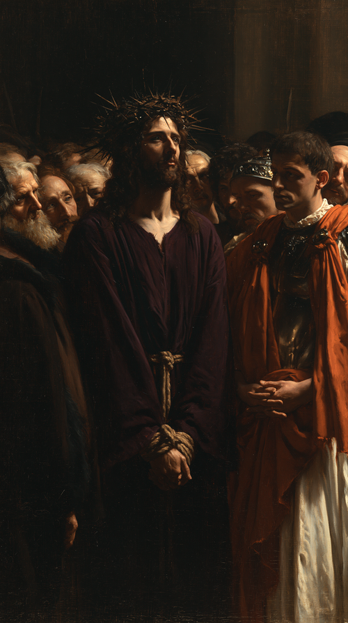 Ecce Homo - 神聖な沈黙 ・ 肖像 n° 11 - キリスト教美術