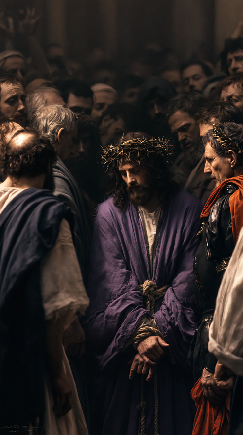Ecce Homo - 神聖な沈黙 ・ 肖像 n° 12 - キリスト教美術