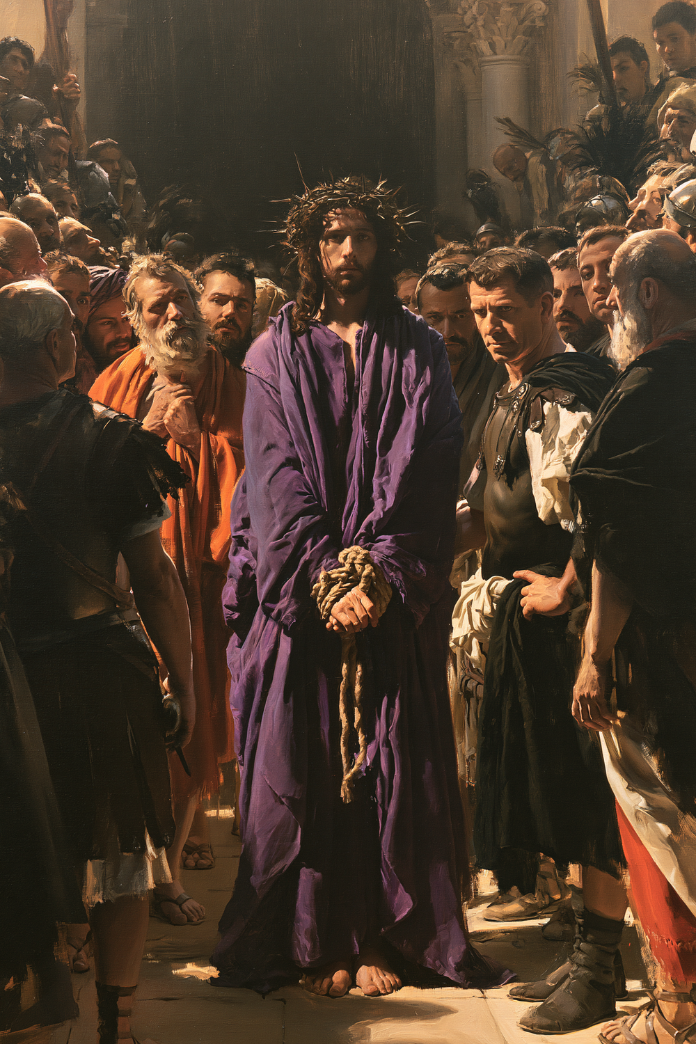 Ecce Homo - 神聖な沈黙 ・ 肖像 n° 13 - キリスト教美術