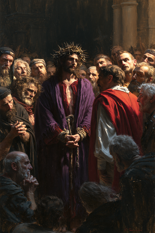 Ecce Homo - 神聖な沈黙 ・ 肖像 n° 15 - キリスト教美術