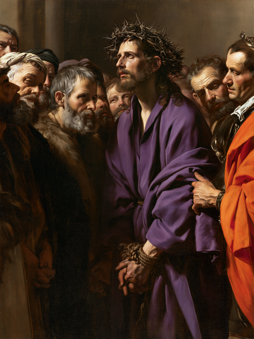Ecce Homo - 神聖な沈黙 ・ 肖像 n° 17 - キリスト教美術