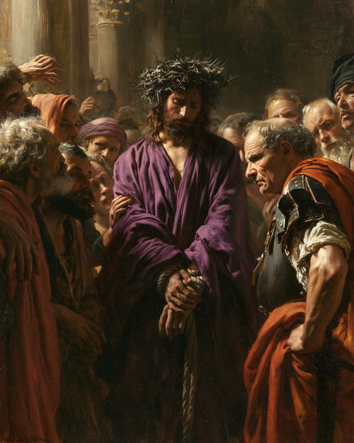 Ecce Homo - 神聖な沈黙 ・ 肖像 n° 19 - キリスト教美術