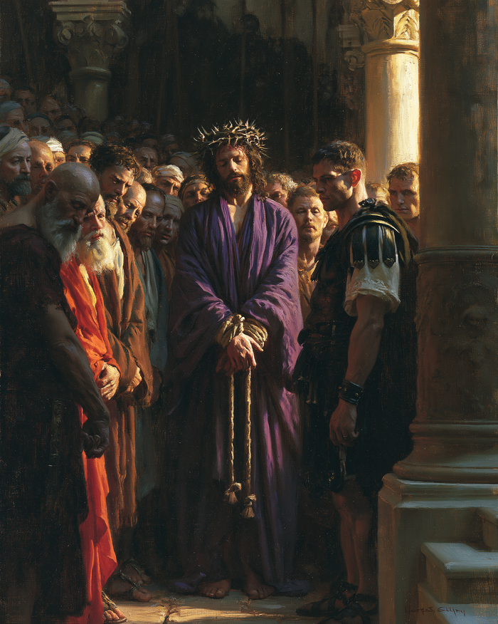 Ecce Homo — Purple at the Edge of the Empty Passage