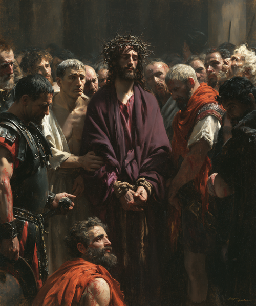 Ecce Homo - 神聖な沈黙 ・ 肖像 n° 24 - キリスト教美術