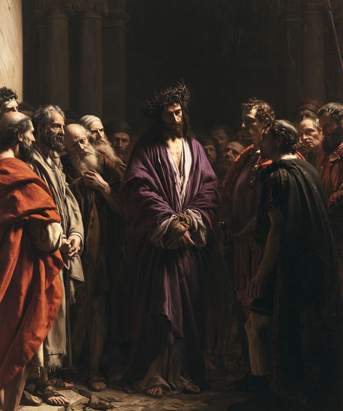 Ecce Homo - 神聖な沈黙 ・ 肖像 n° 26 - キリスト教美術