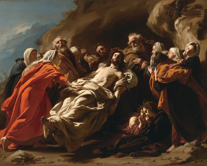 The Entombment of Jesus Christ — Farewell at the Edge of the Open Sky