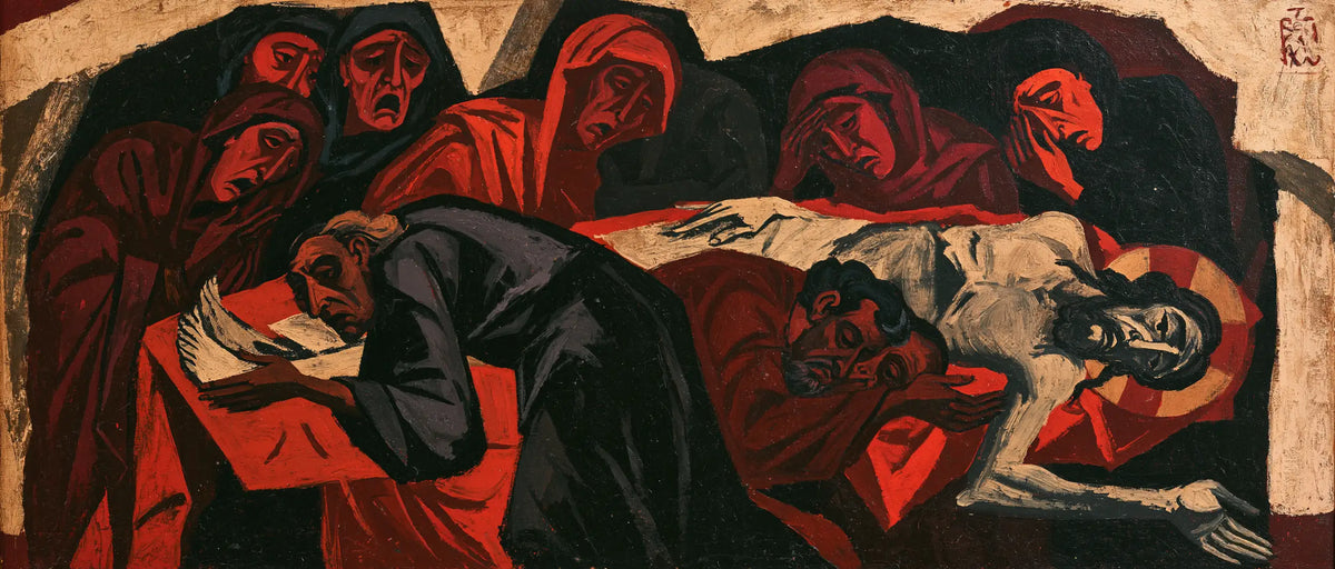 The Entombment of Jesus Christ — The Dark Frieze of Lamentation