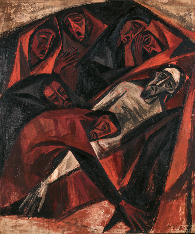 The Entombment of Jesus Christ — Arms Tracing Grief