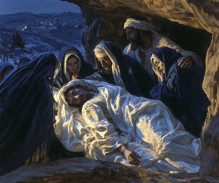 The Entombment of Jesus Christ - Midnight-blue Chiaroscuro · Landscape n° 2