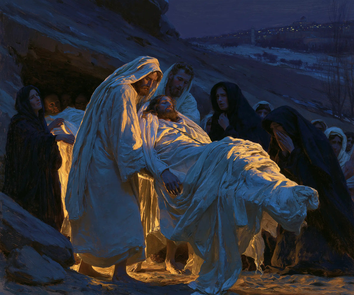 The Entombment of Jesus Christ - Midnight-blue Chiaroscuro · Landscape n° 3
