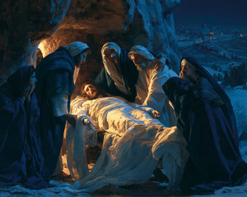 The Entombment of Jesus Christ - Midnight-blue Chiaroscuro · Landscape n° 4