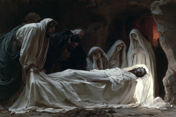 The Entombment of Jesus Christ — White in Evening’s Grey Breath