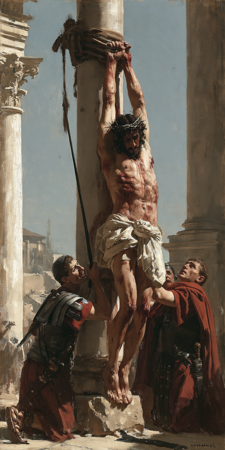 The Flagellation of Christ - Impressionist · Portrait n° 1