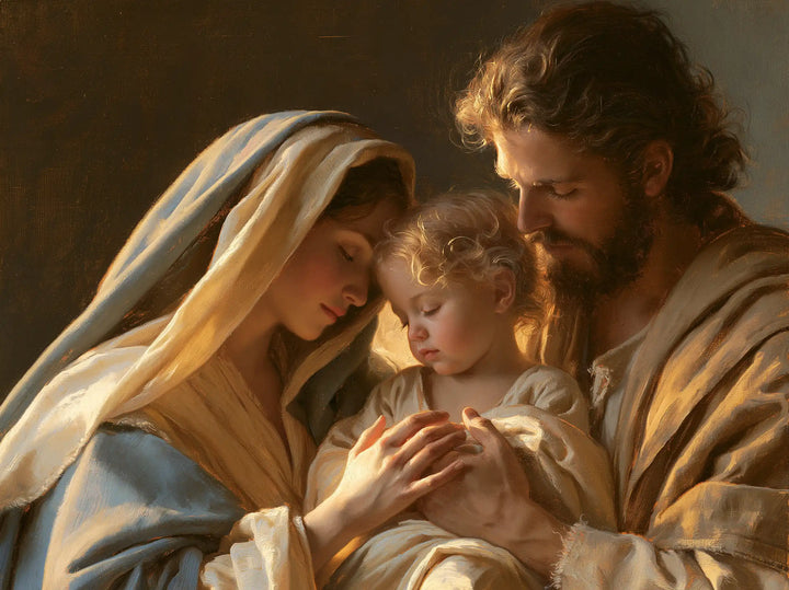 The Holy Family - Close Devotional Portrait · Landscape n° 6