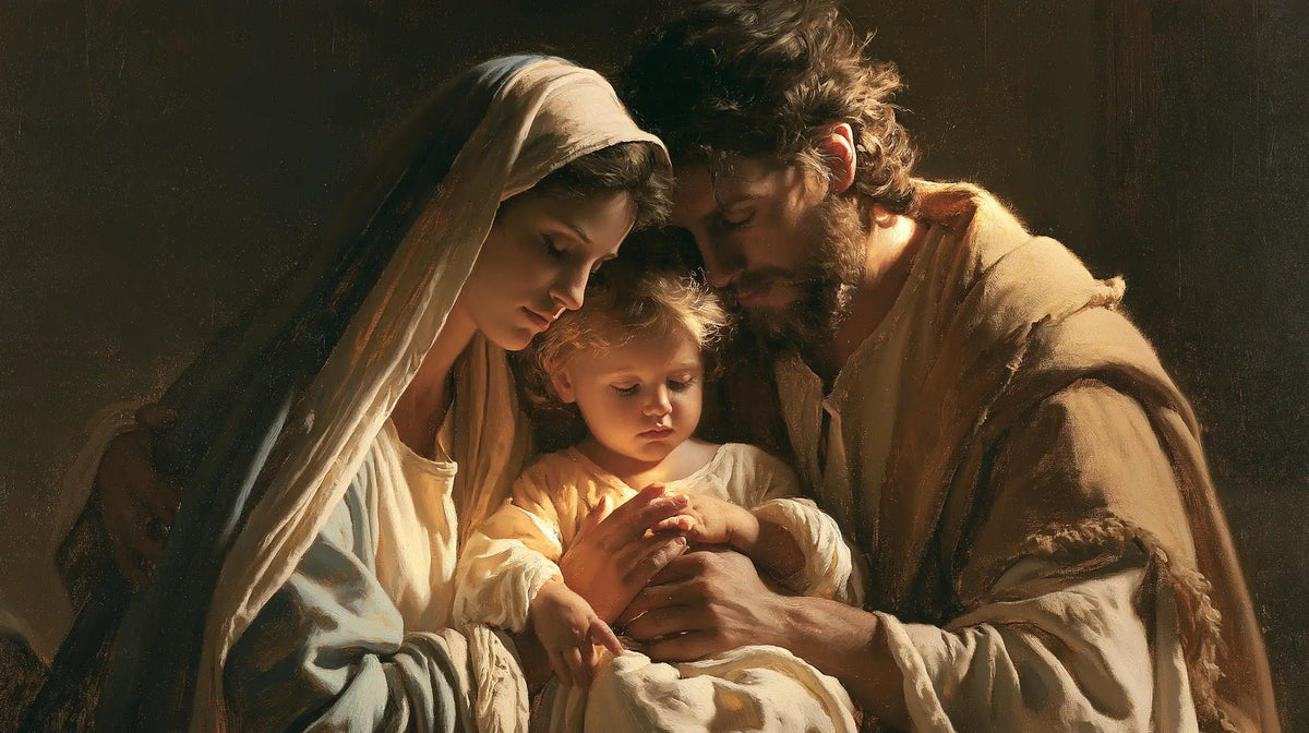 The Holy Family — The Peace of Interlaced Hands