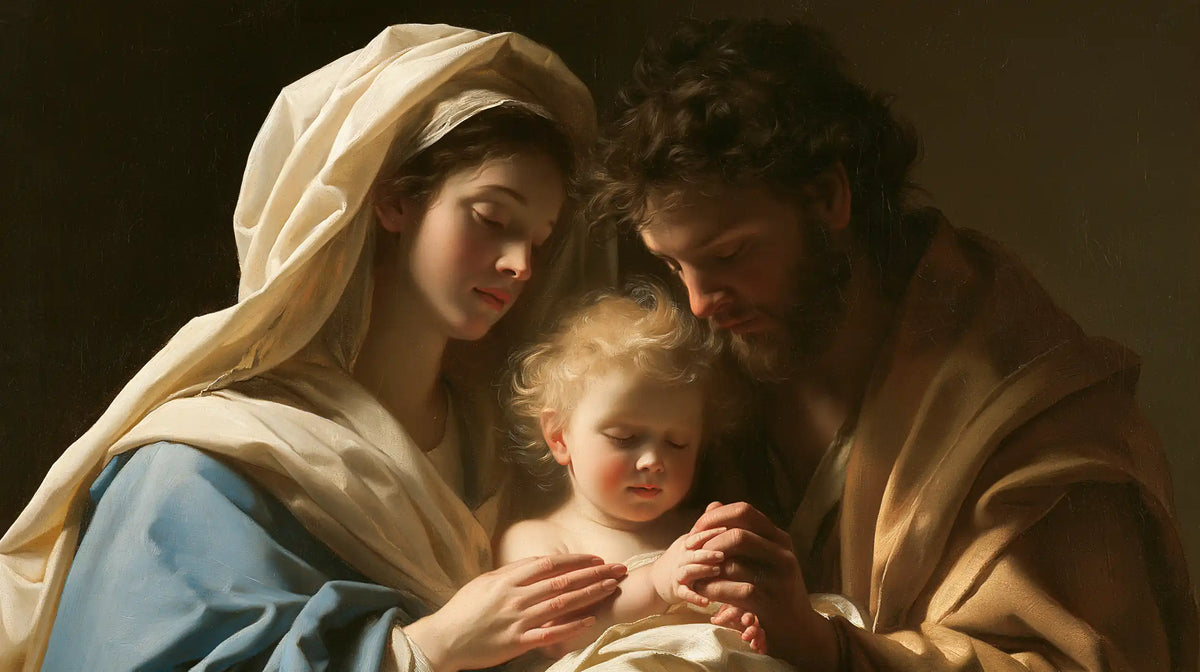 The Holy Family — The Child with Luminous Curls