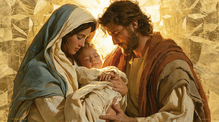 The Holy Family - Sacred Gold · Landscape n° 10