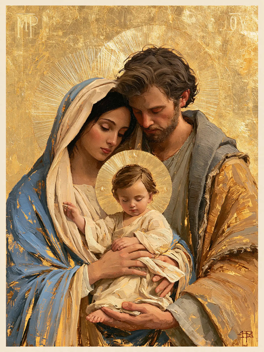 The Holy Family - Sacred Gold · Portrait n° 20